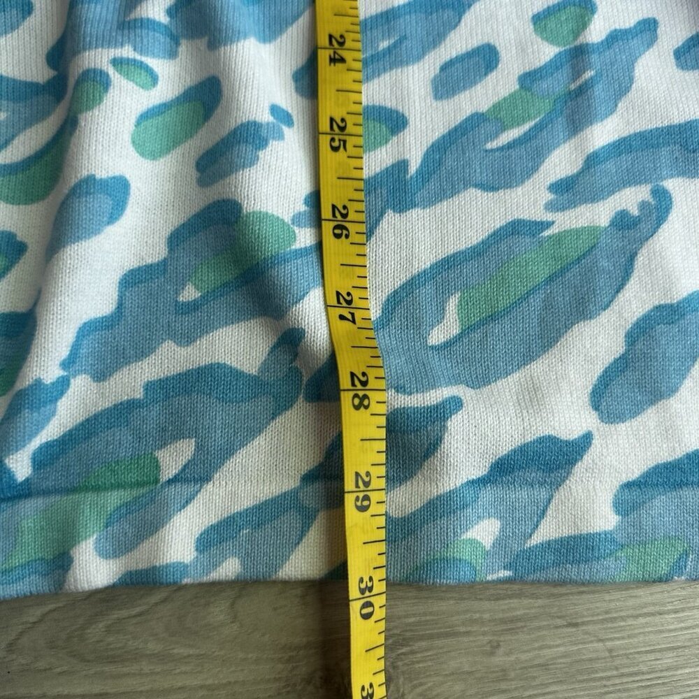 Bob Mackie Cardigan Wearable Art Blue Artsy Weara… - image 7